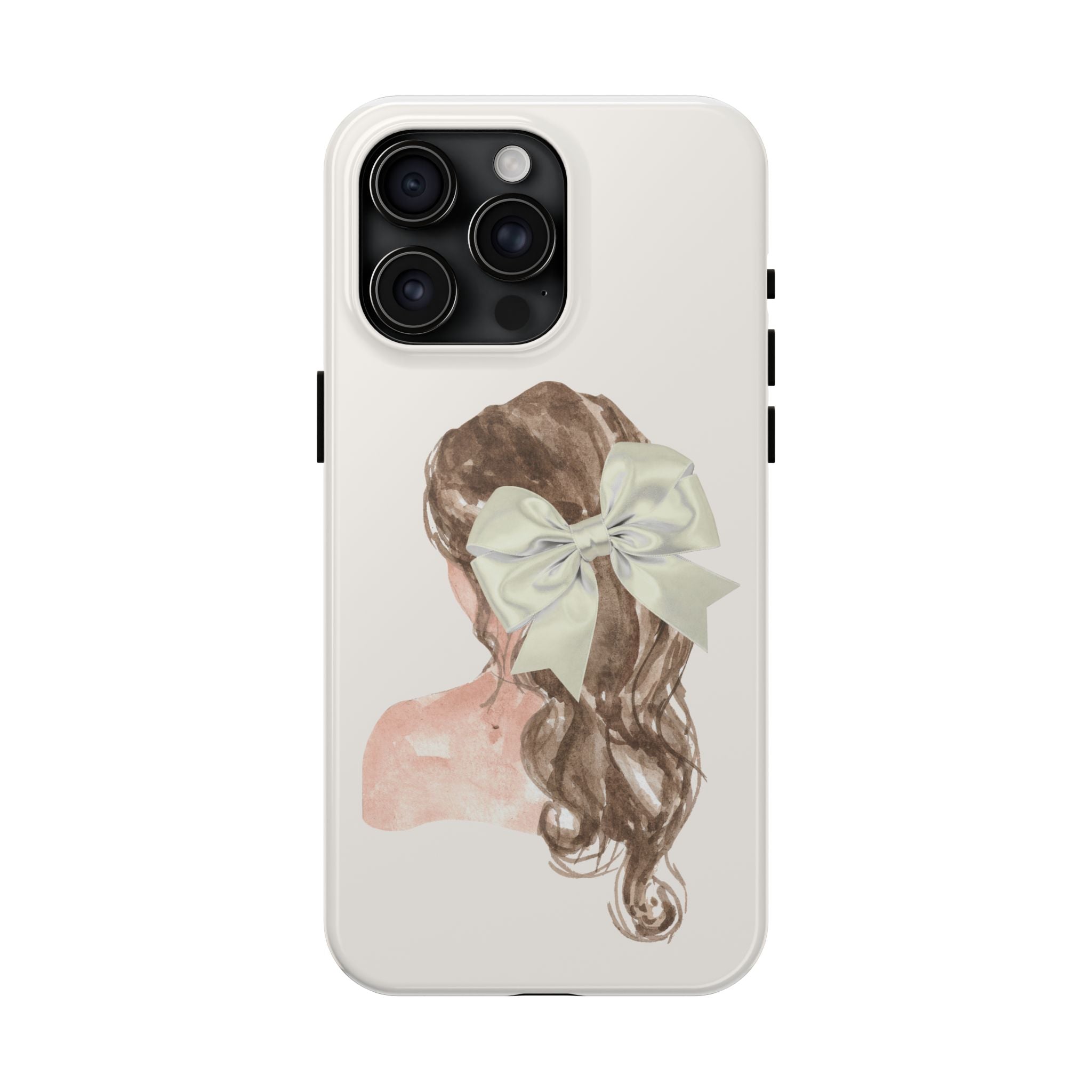 Cream Bow Aesthetic Phone Case