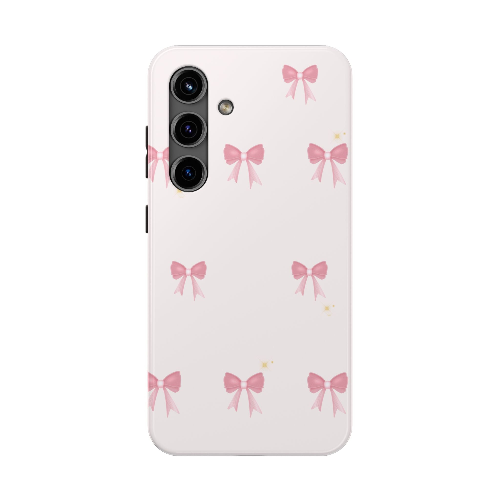 Pink Bow Aesthetic Phone Case – Cute Minimal Pattern