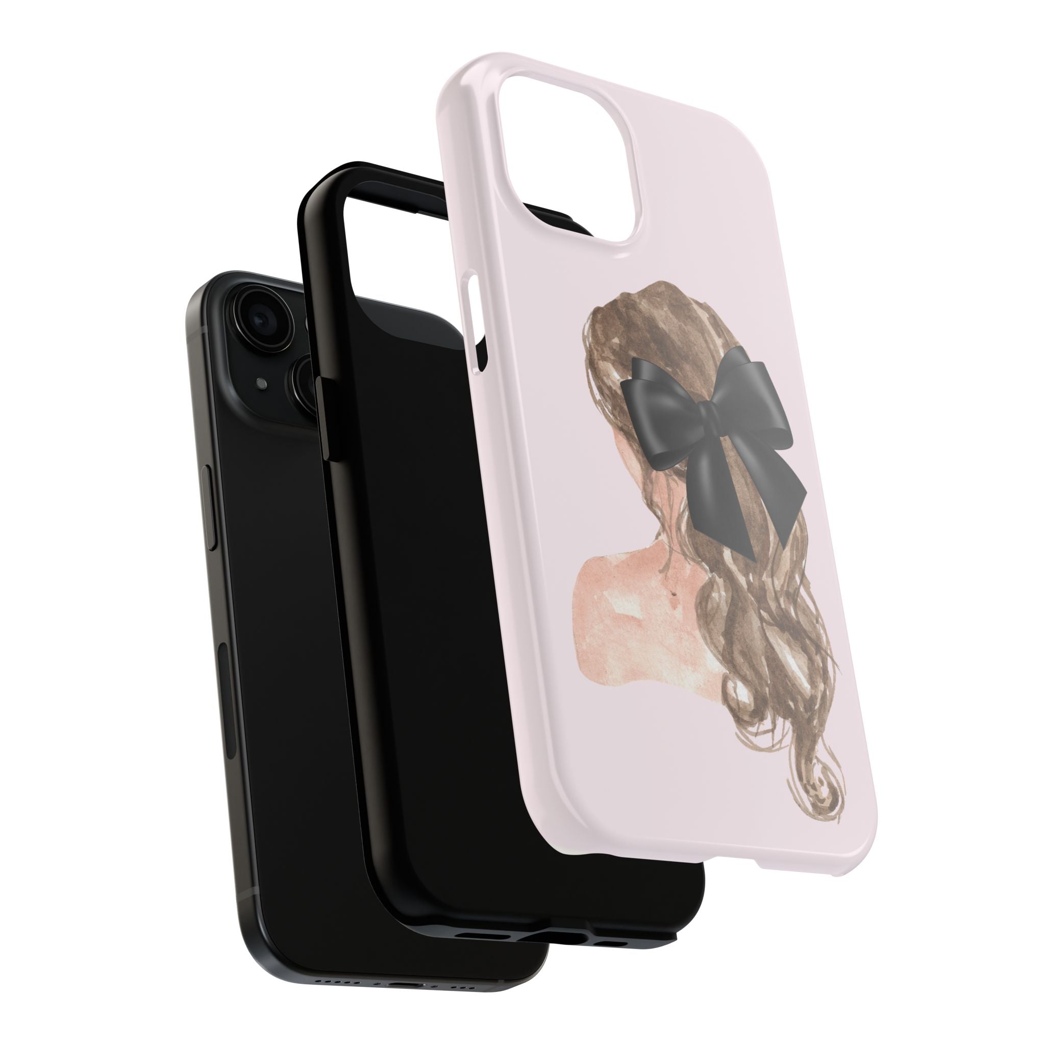 Black Bow Aesthetic Phone Case