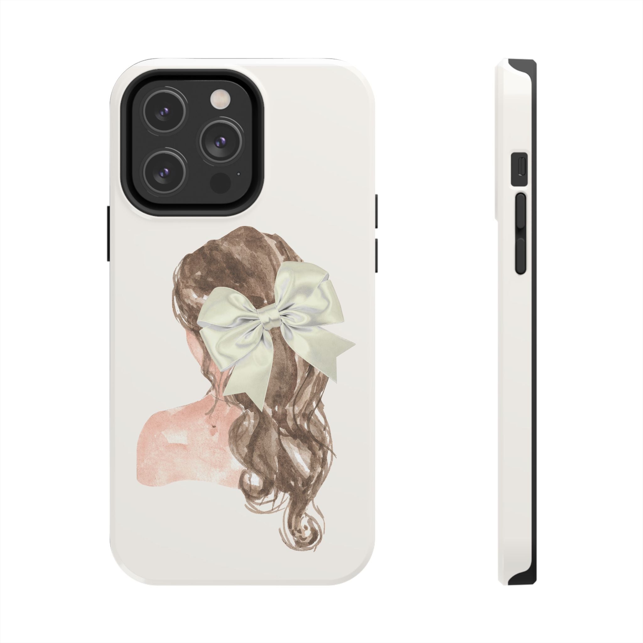 Cream Bow Aesthetic Phone Case