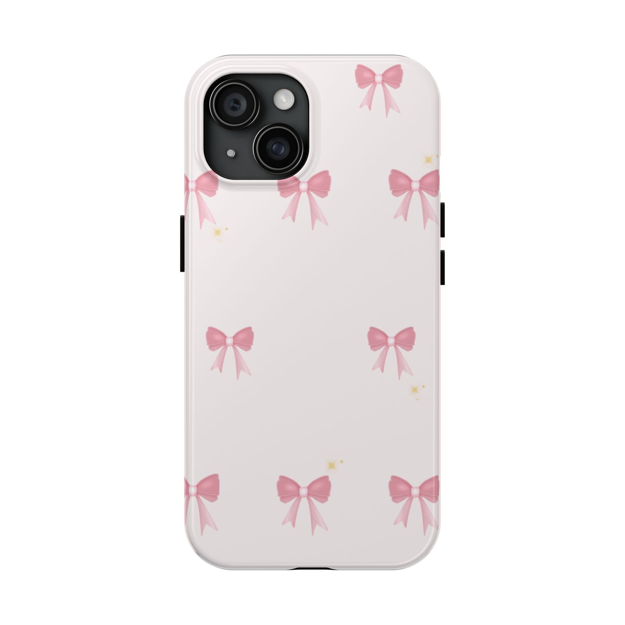 Pink Bow Aesthetic Phone Case – Cute Minimal Pattern