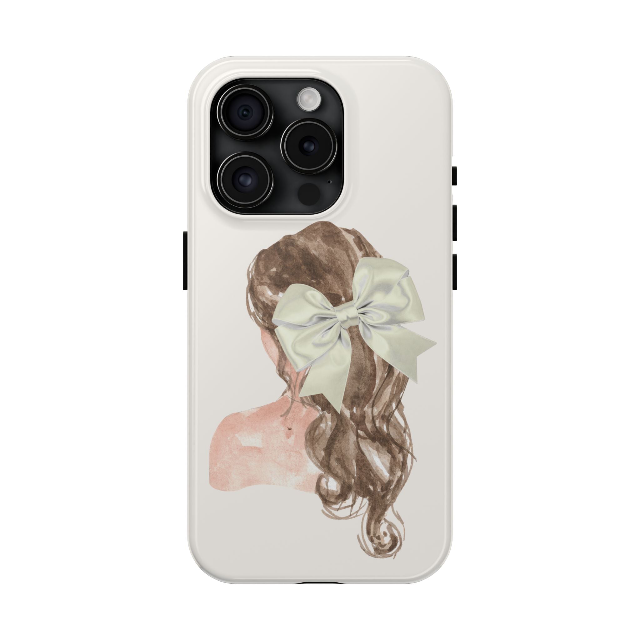 Cream Bow Aesthetic Phone Case