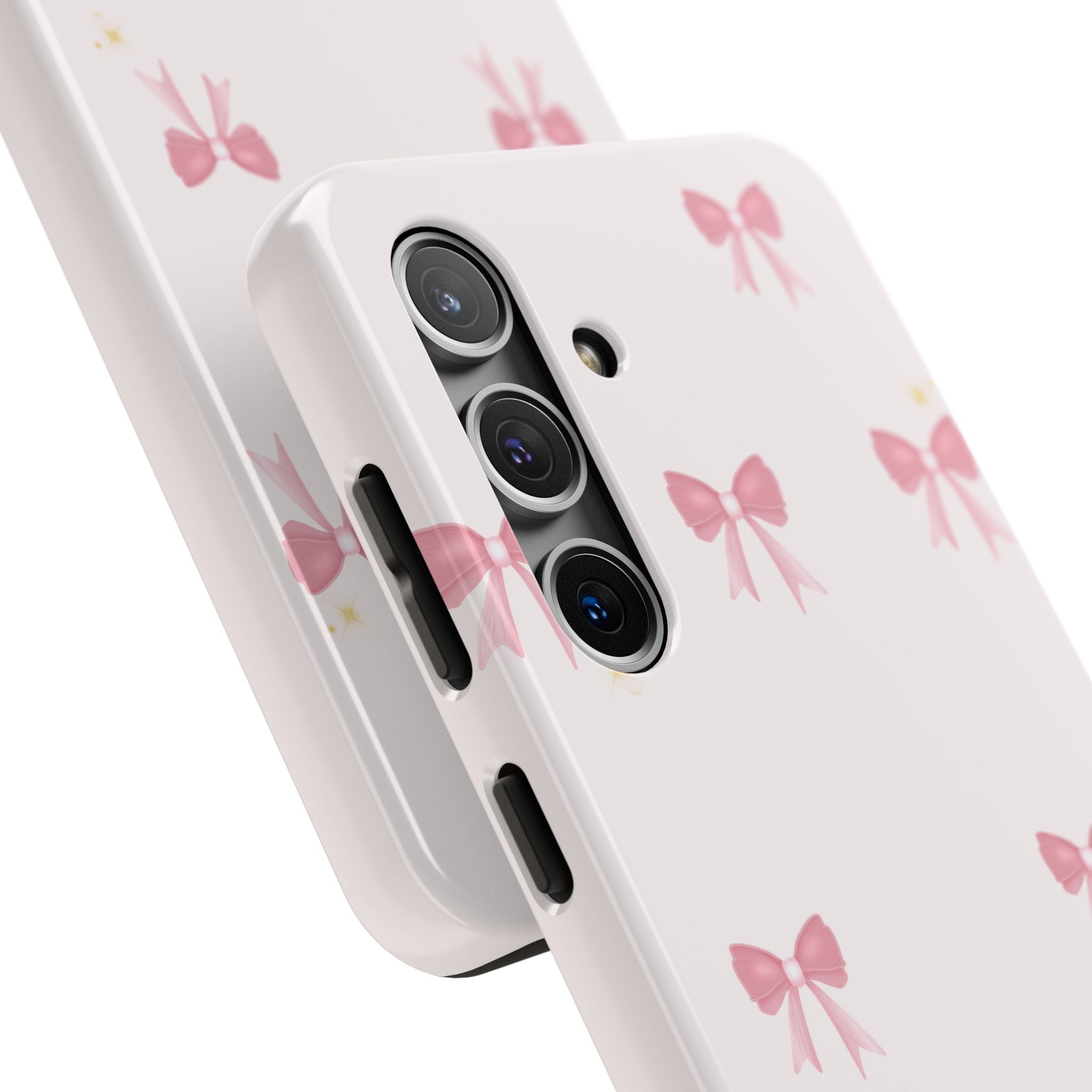 Pink Bow Aesthetic Phone Case – Cute Minimal Pattern