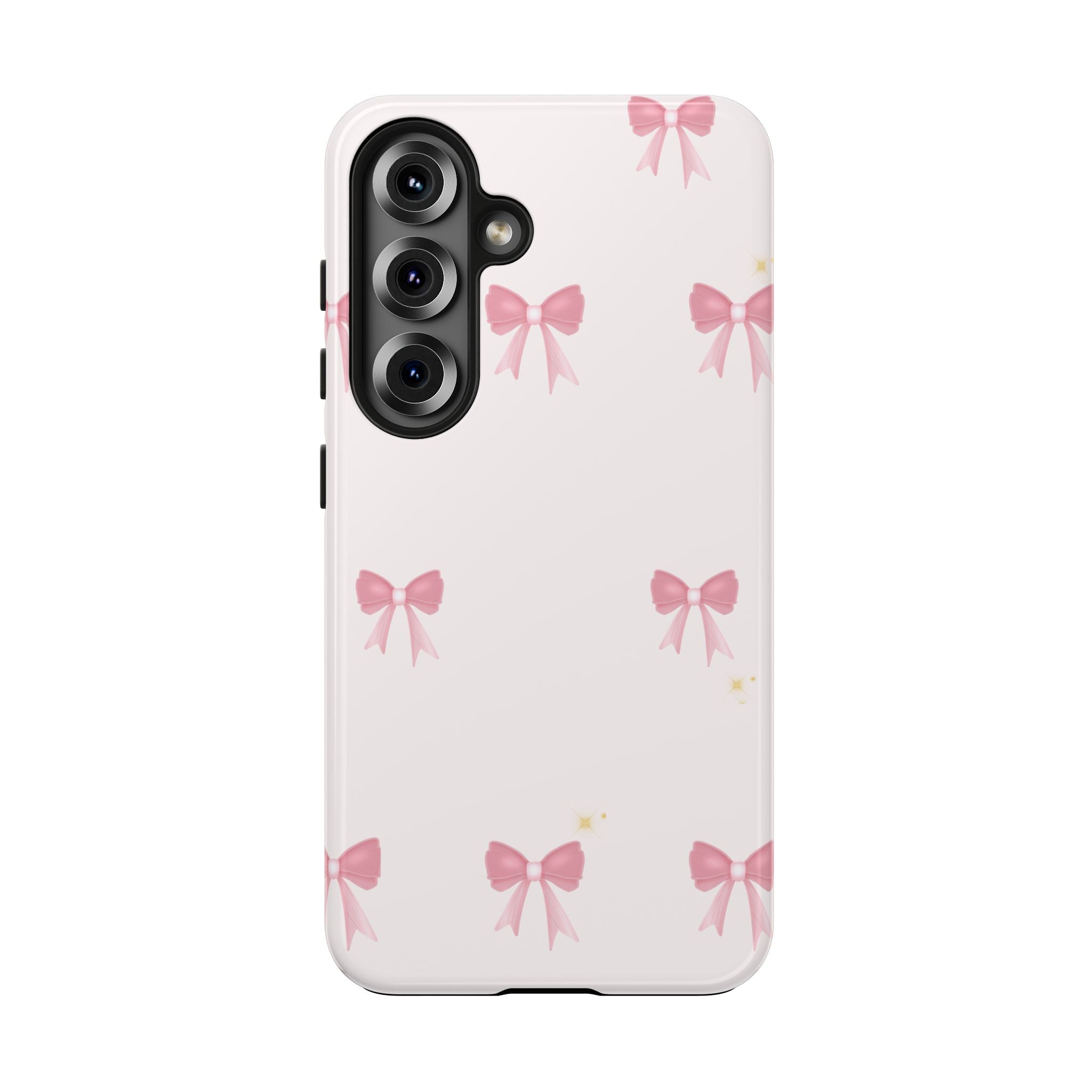 Pink Bow Aesthetic Phone Case – Cute Minimal Pattern