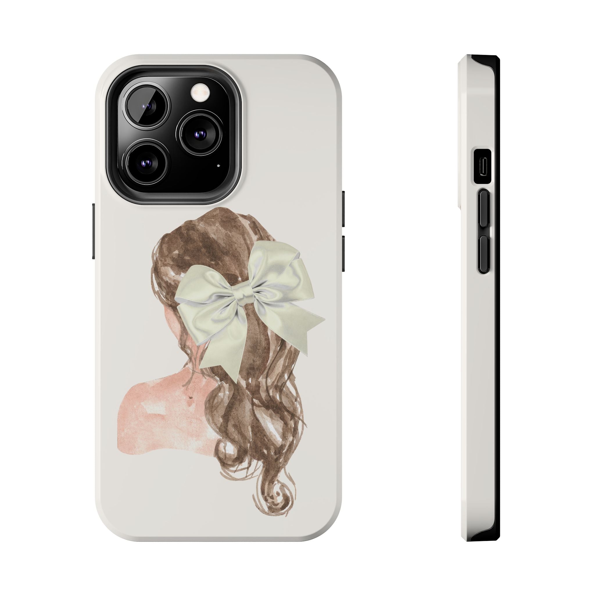 Cream Bow Aesthetic Phone Case