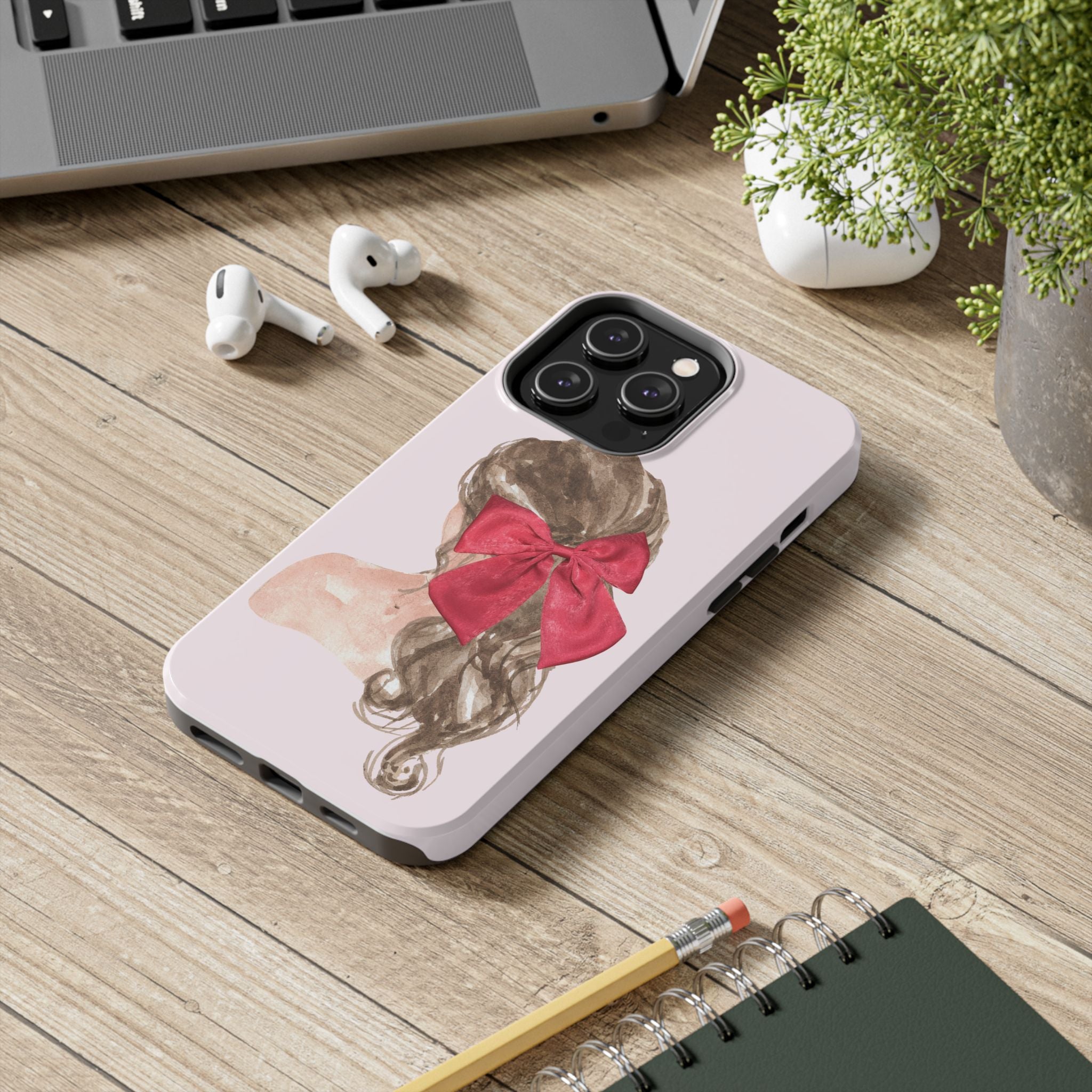 Red Bow Aesthetic Phone Case