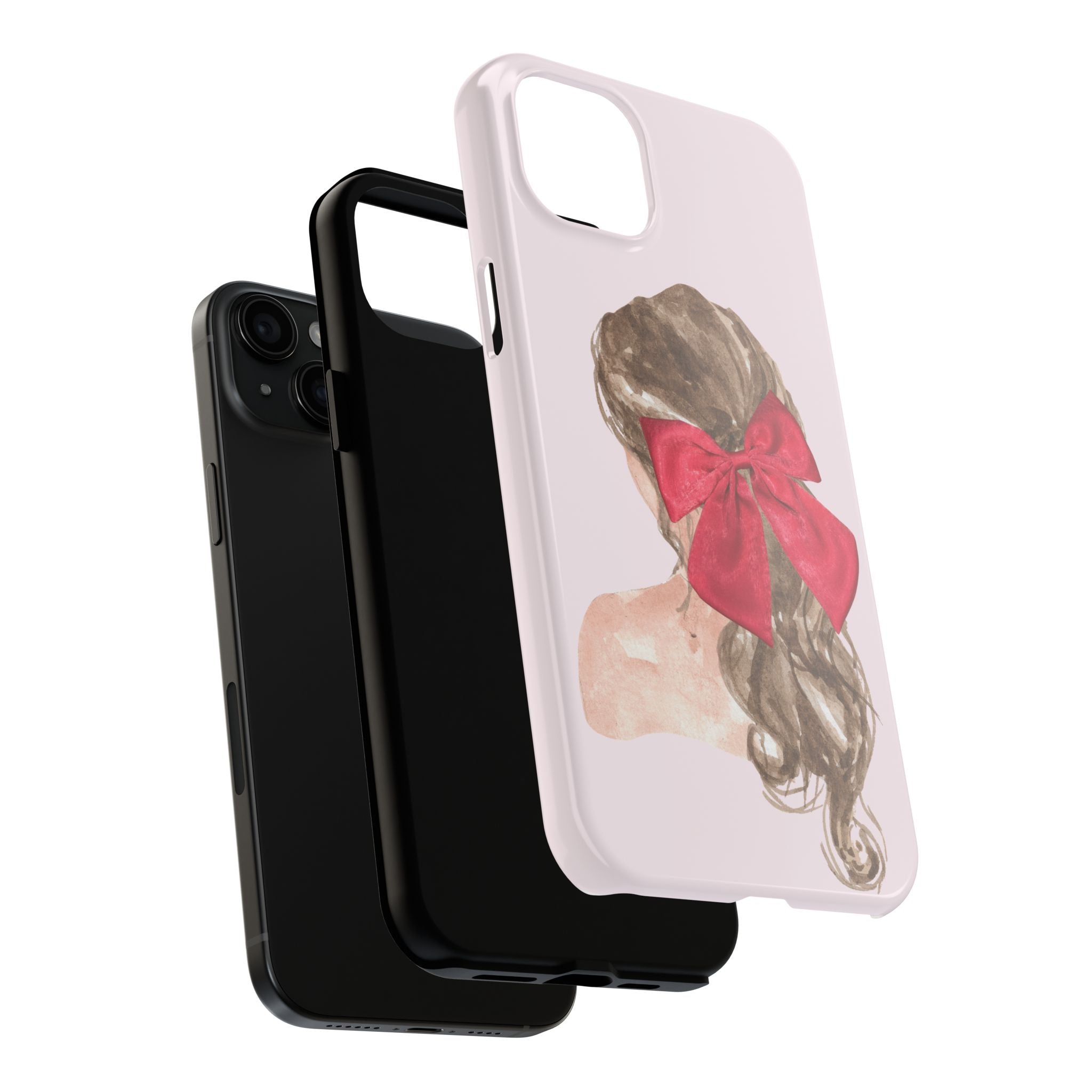 Red Bow Aesthetic Phone Case