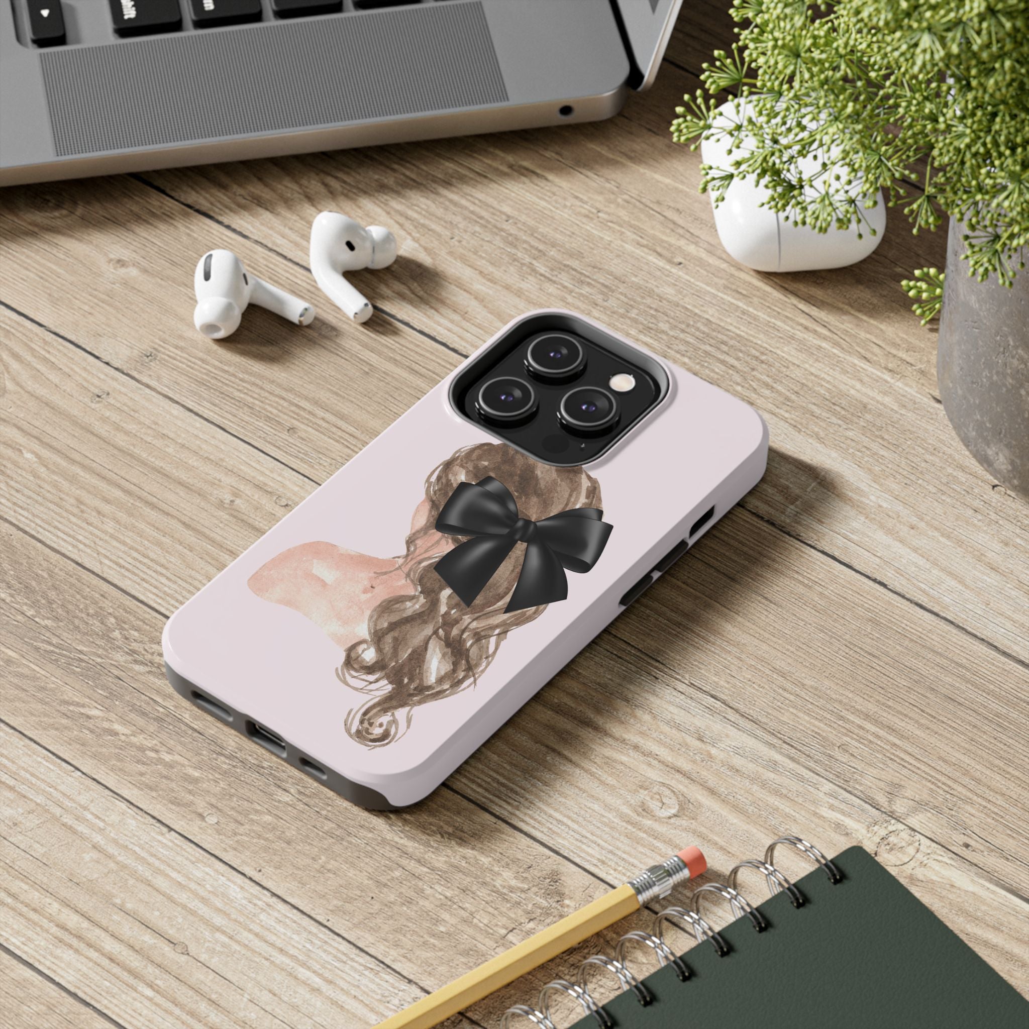 Black Bow Aesthetic Phone Case