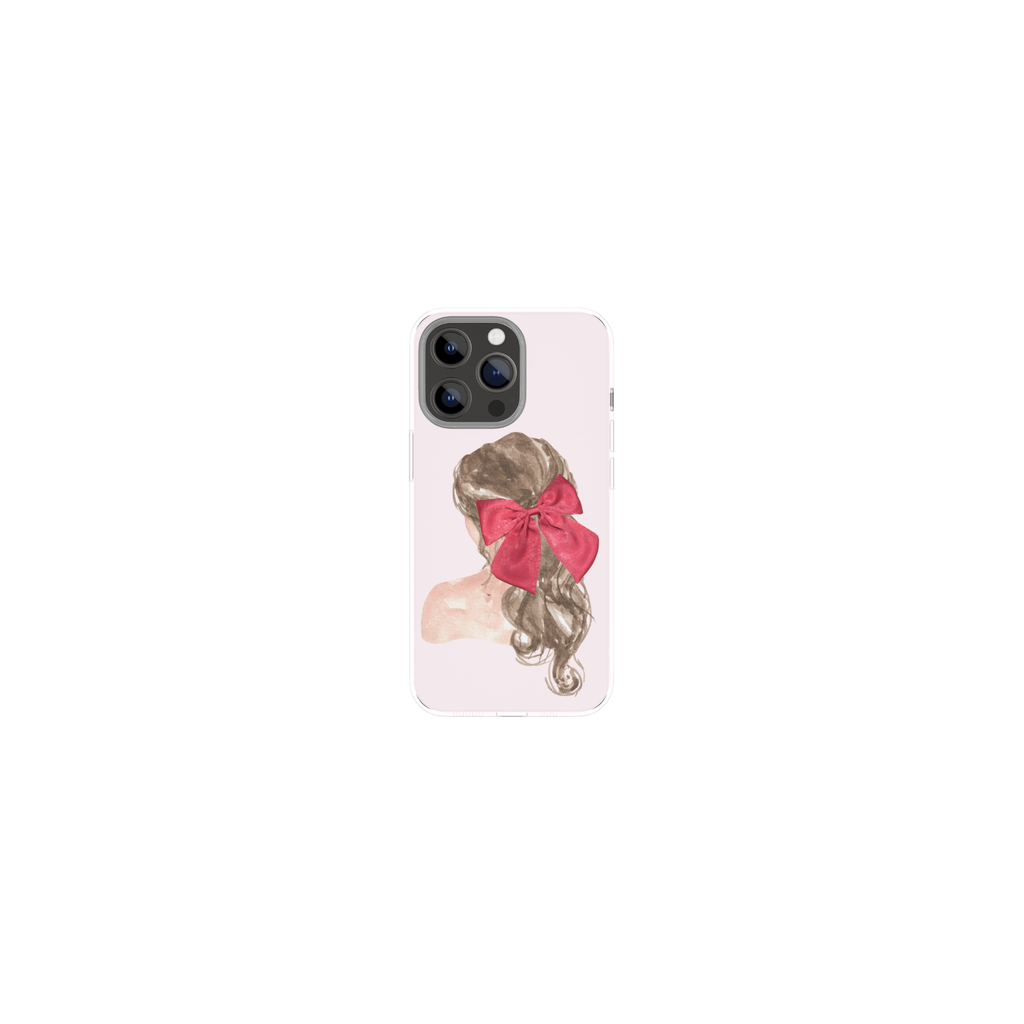 Red Bow Aesthetic Phone Case